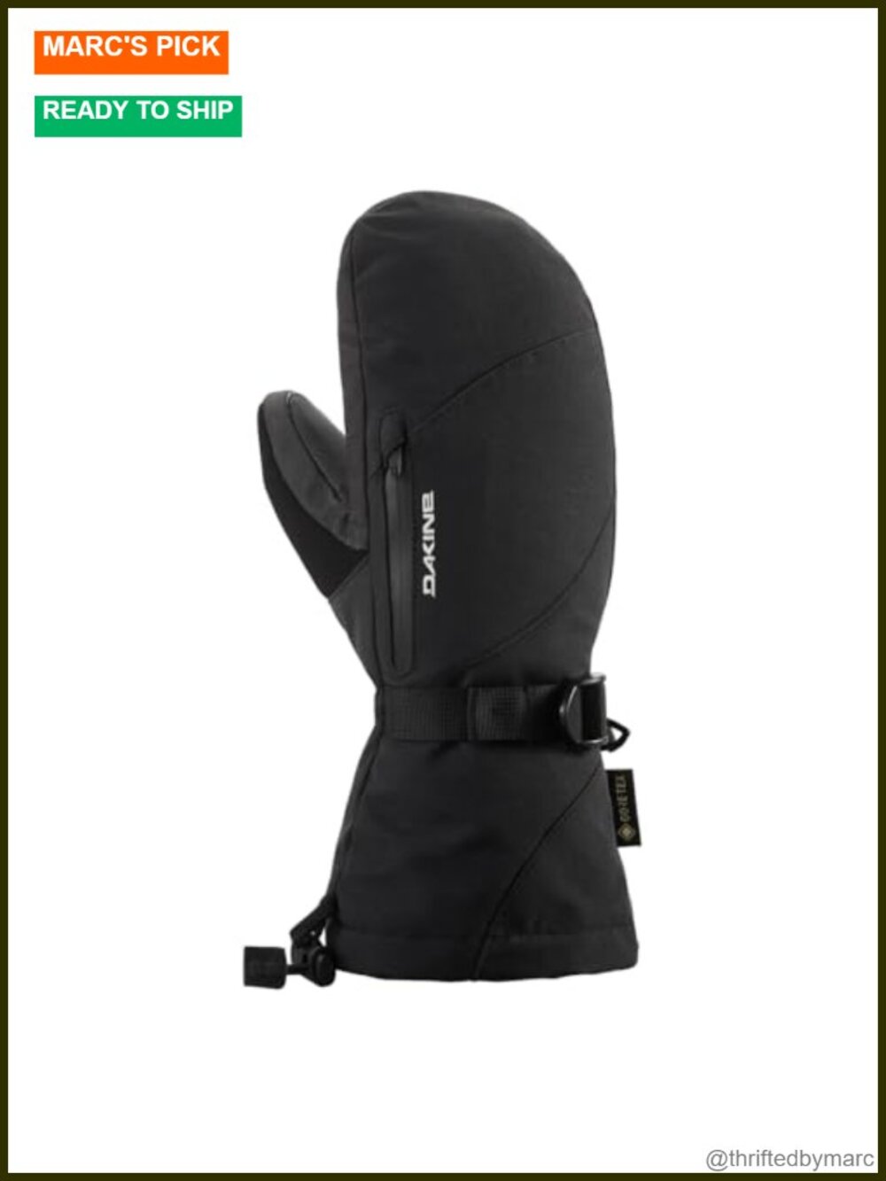 GORE-TEX ePE Waterproof Insulated Ski Mittens Winter Snow Mitts
